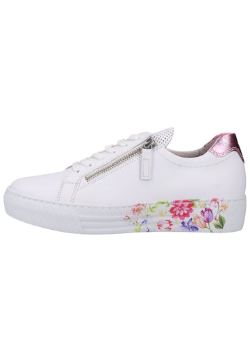 Gabor Sneaker Nappaleder Weiß - surf4shoes