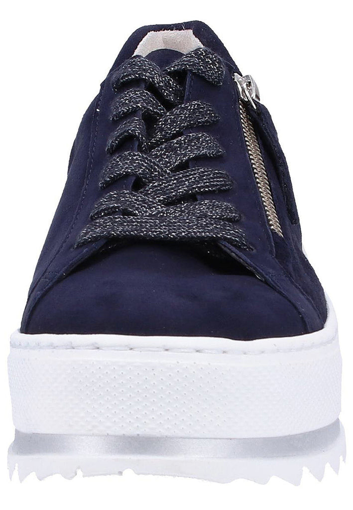 Gabor Sneaker Leder Blau - surf4shoes