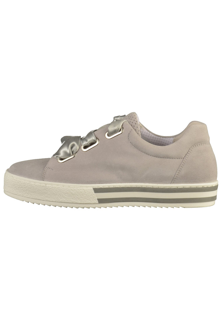 Gabor Sneaker Nubukleder Hellgrau - surf4shoes