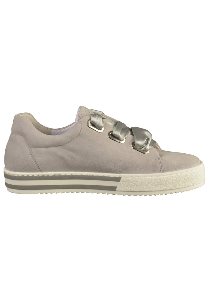 Gabor Sneaker Nubukleder Hellgrau - surf4shoes