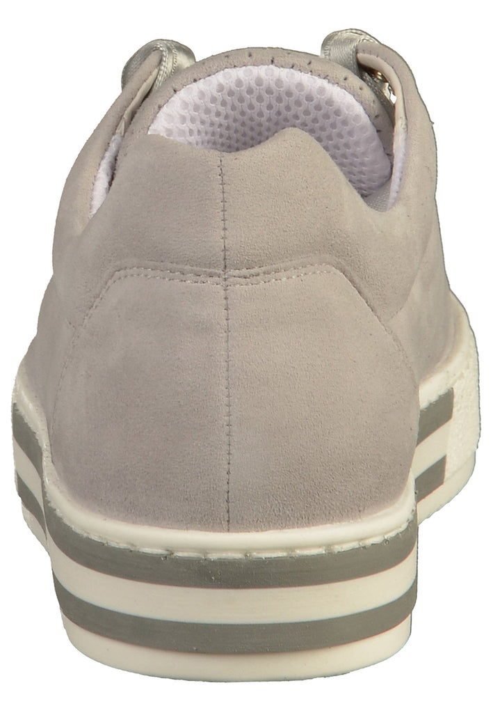 Gabor Sneaker Nubukleder Hellgrau - surf4shoes