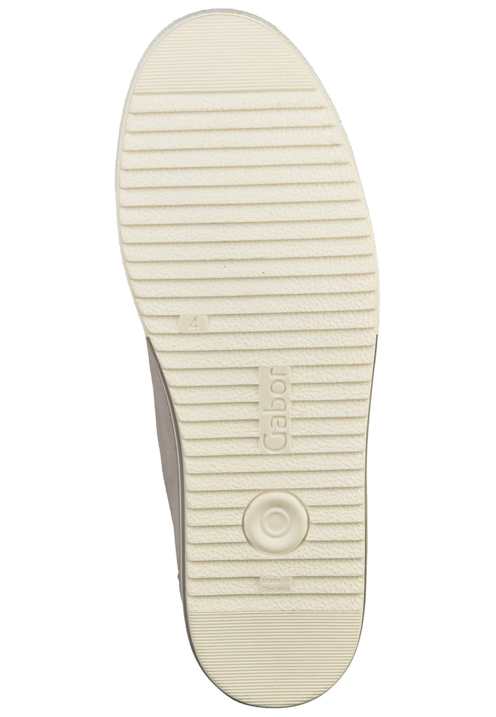 Gabor Sneaker Nubukleder Hellgrau - surf4shoes