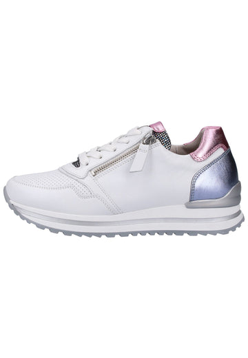 Gabor Sneaker Nappaleder Weiß - surf4shoes