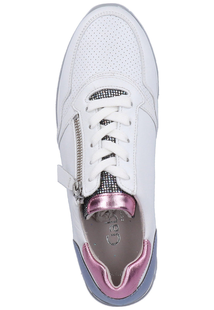 Gabor Sneaker Nappaleder Weiß - surf4shoes