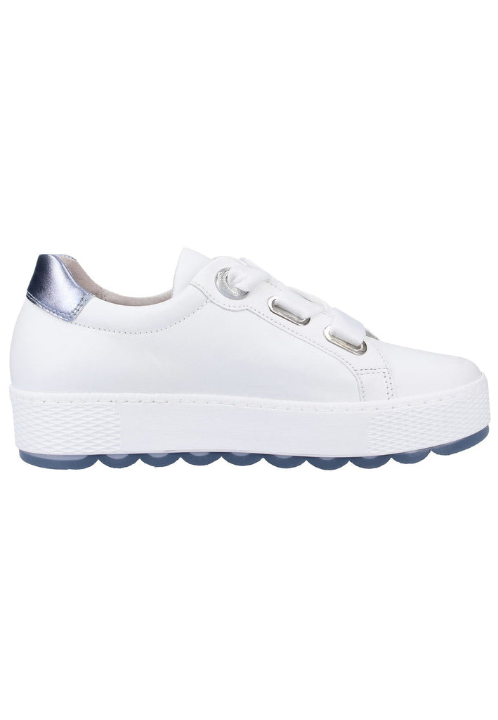 Gabor Sneaker Nappaleder Weiß - surf4shoes