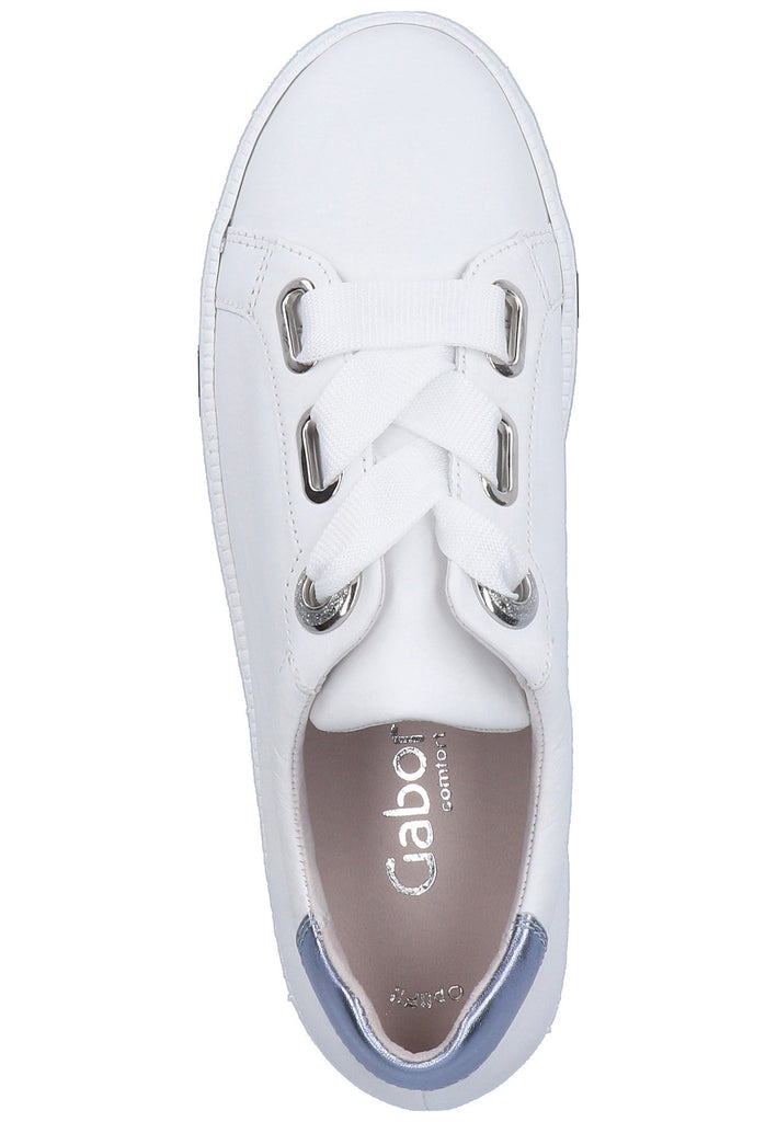 Gabor Sneaker Nappaleder Weiß - surf4shoes