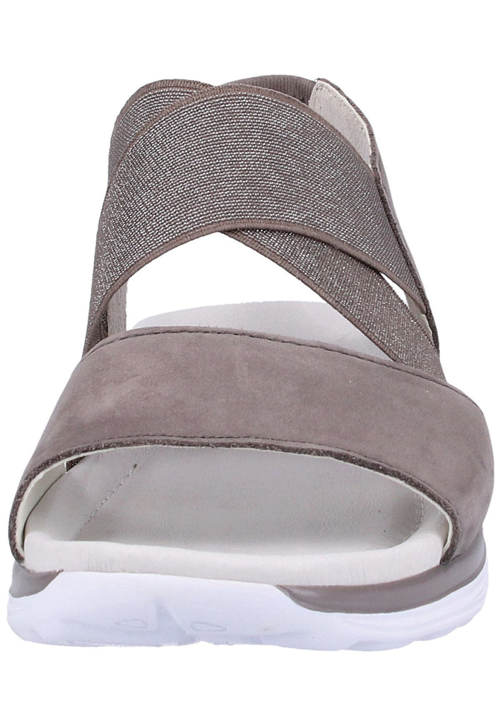 Gabor Sandalen Nubukleder Grau - surf4shoes