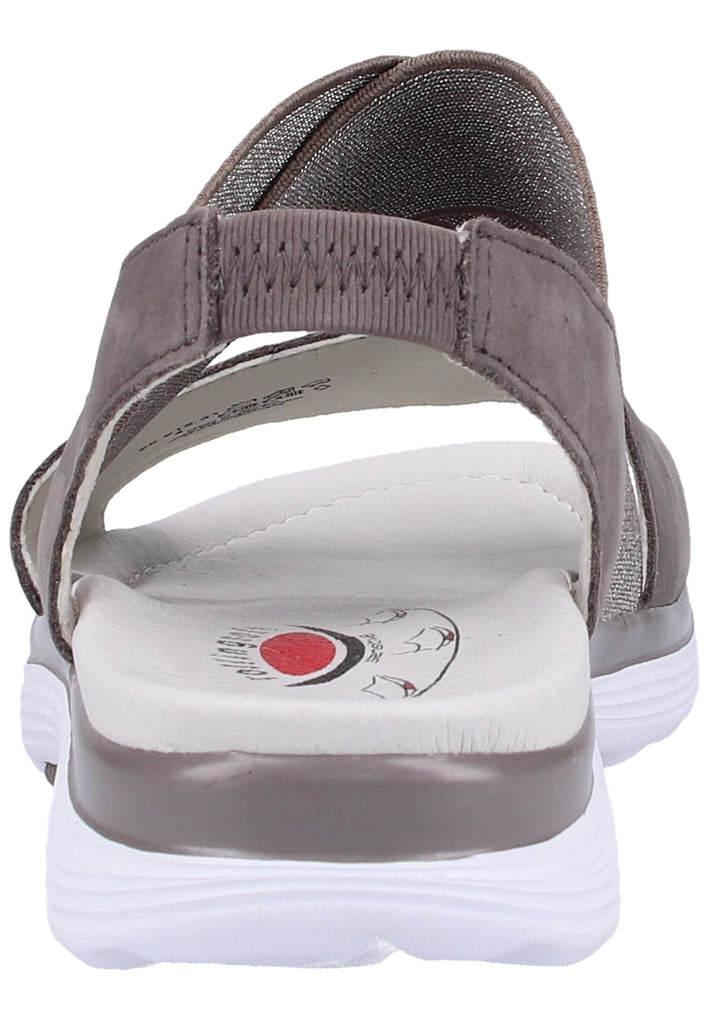 Gabor Sandalen Nubukleder Grau - surf4shoes