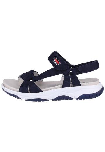 Gabor Sandalen Nubukleder Blau - surf4shoes