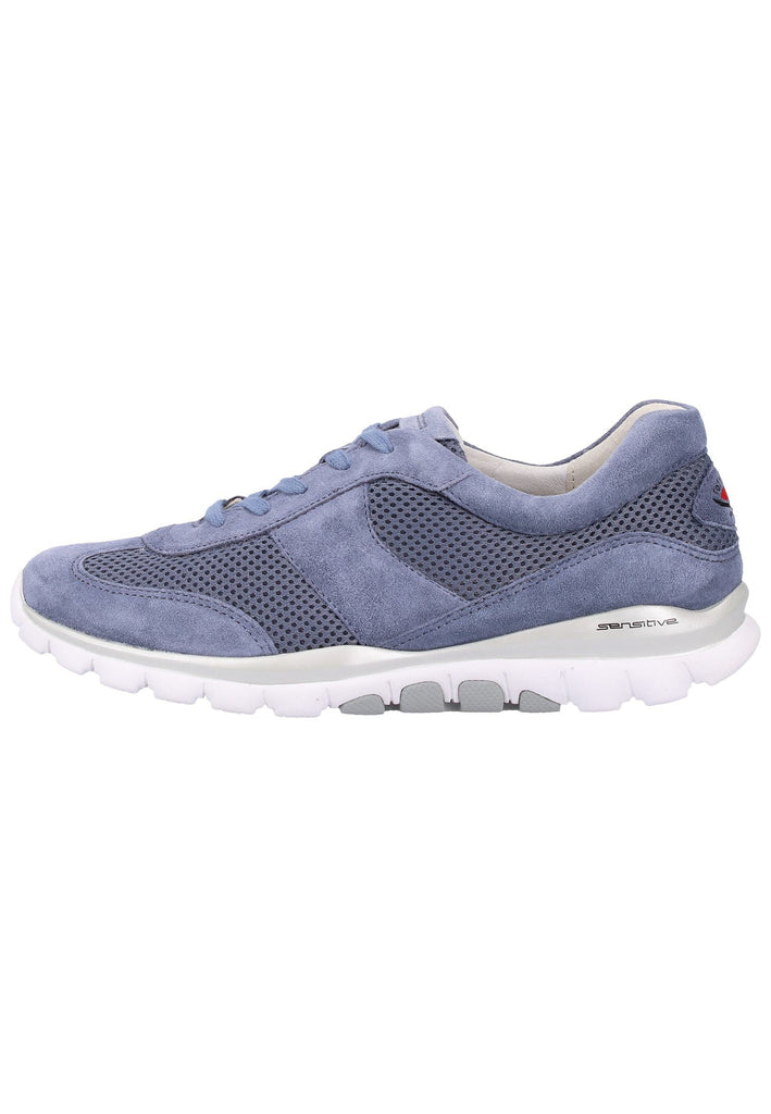 Gabor Sneaker Veloursleder/Textil Blau - surf4shoes