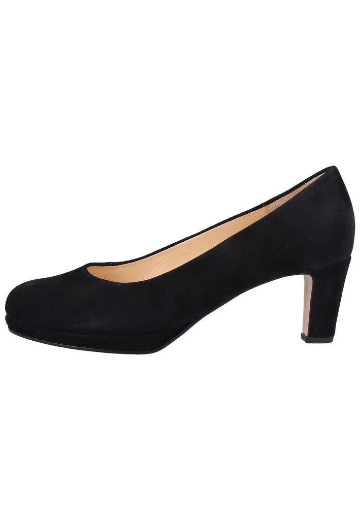Gabor Pumps Leder Schwarz - surf4shoes