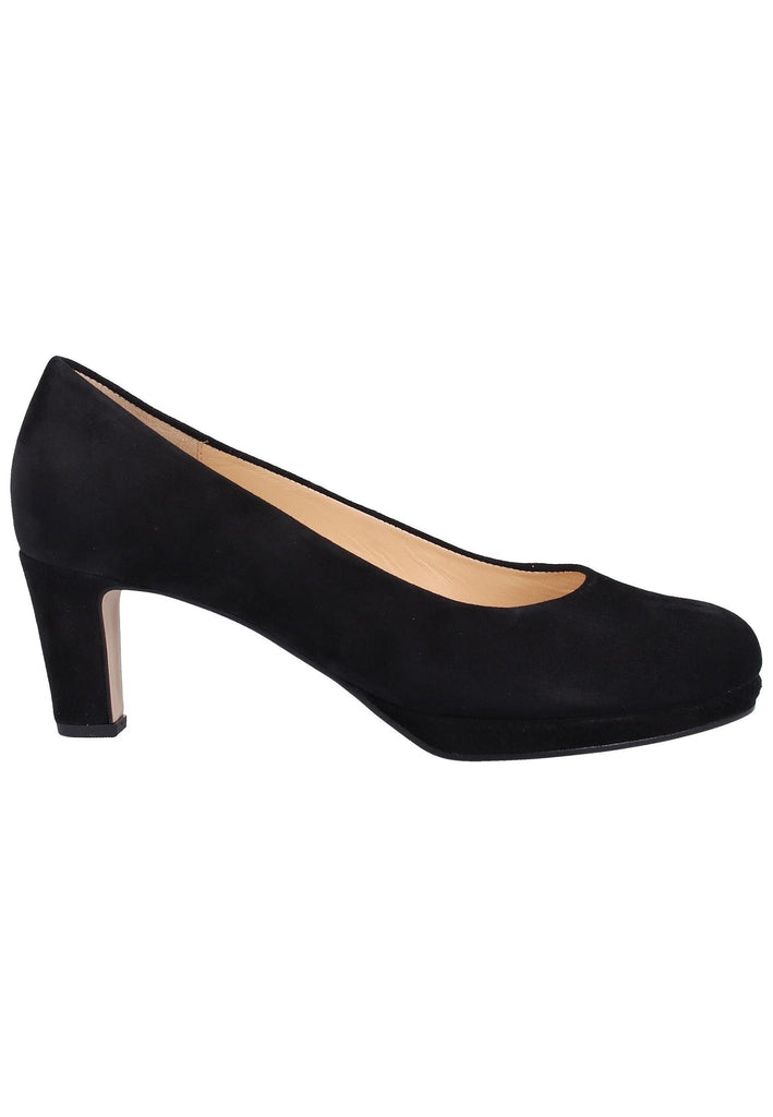 Gabor Pumps Leder Schwarz - surf4shoes