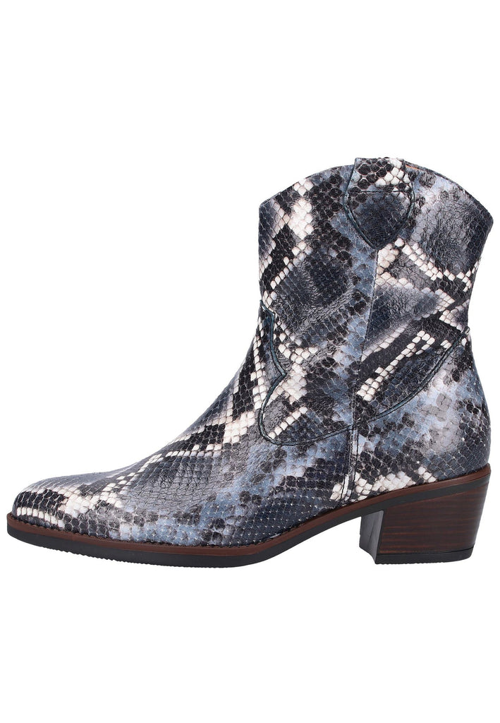 Gabor Stiefelette Leder Blau - surf4shoes