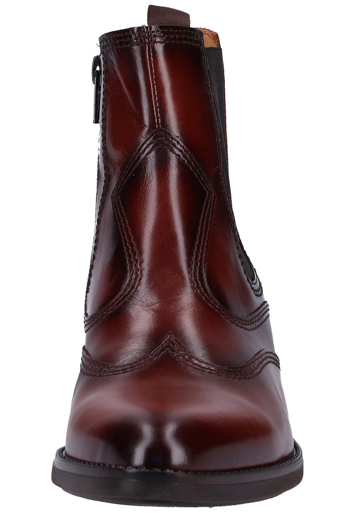 Gabor Stiefelette Glattleder Braun - surf4shoes