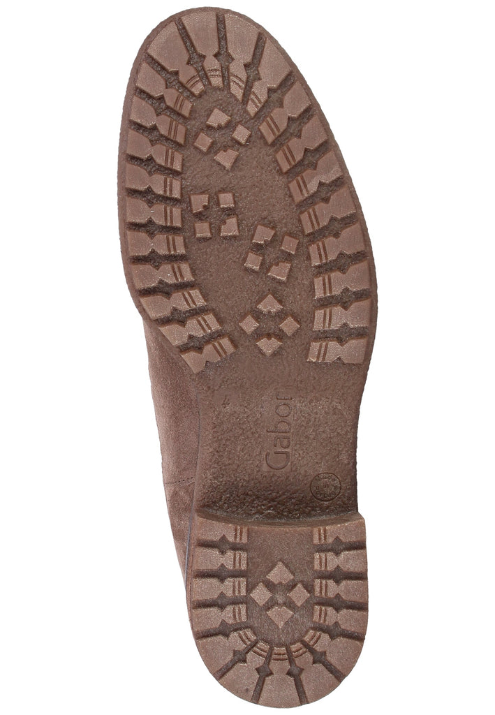 Gabor Stiefelette Veloursleder Braun - surf4shoes