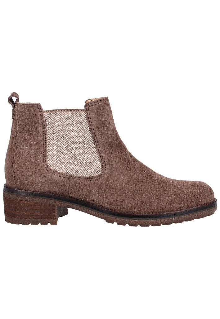 Gabor Stiefelette Veloursleder Braun - surf4shoes