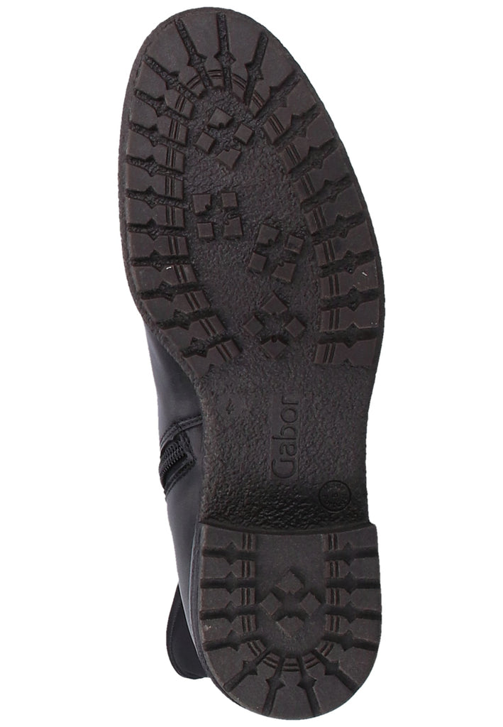 Gabor Stiefel Glattleder Schwarz - surf4shoes