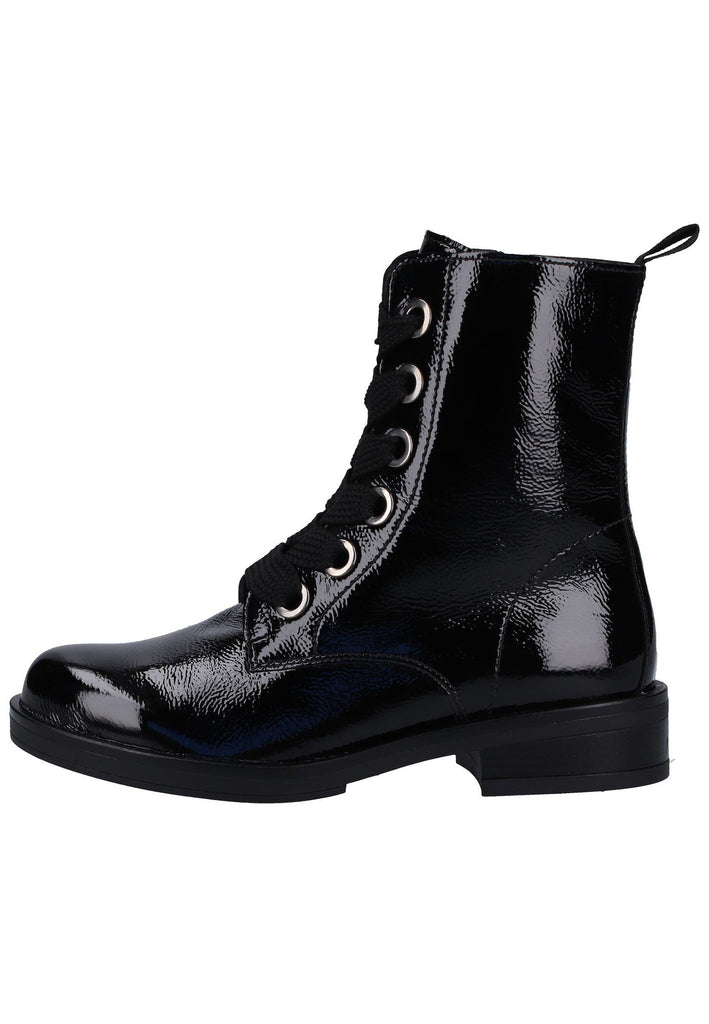 Gabor Stiefelette Leder Schwarz - surf4shoes