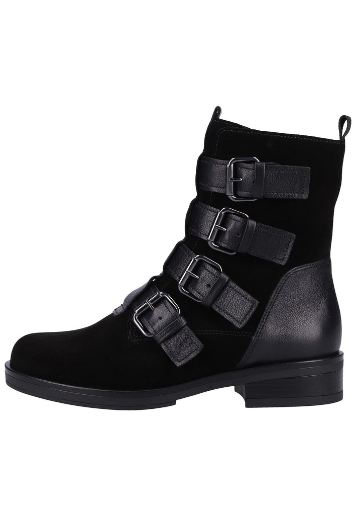 Gabor Stiefelette Leder Schwarz - surf4shoes
