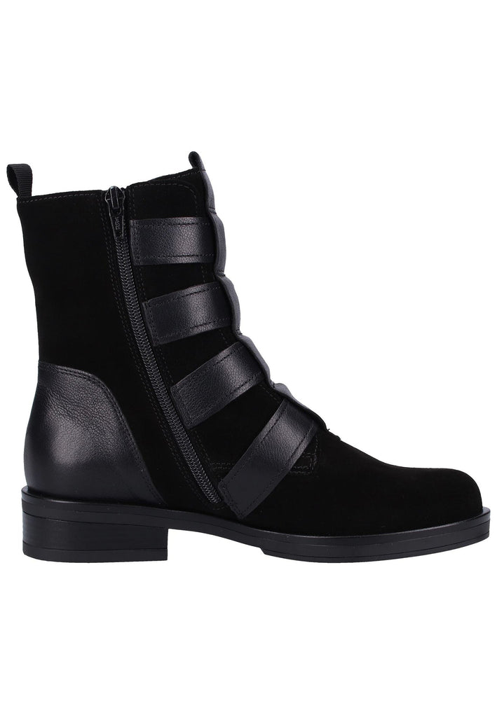 Gabor Stiefelette Leder Schwarz - surf4shoes