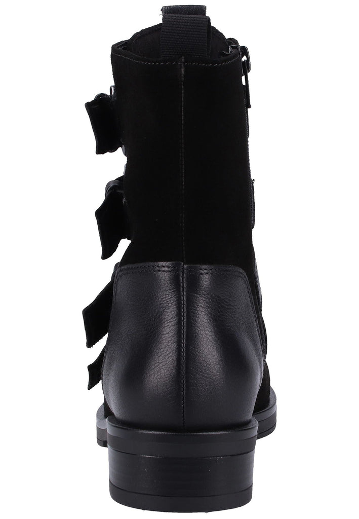 Gabor Stiefelette Leder Schwarz - surf4shoes