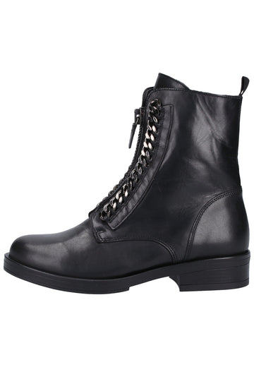 Gabor Stiefelette Glattleder Schwarz - surf4shoes