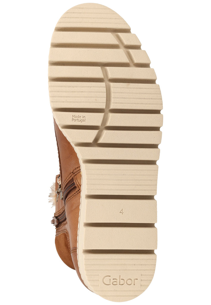 Gabor Stiefelette Leder Copper Warmfutter - surf4shoes