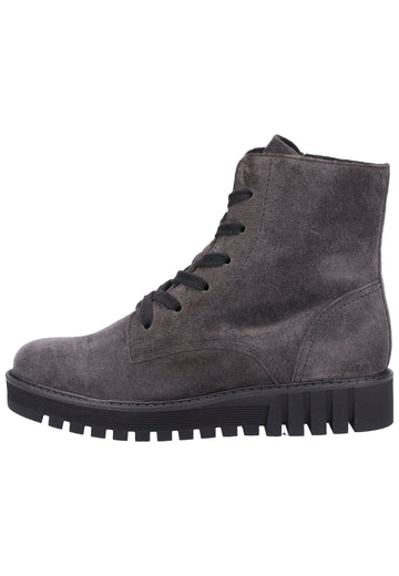 Gabor Stiefelette Veloursleder Dunkelbraun - surf4shoes
