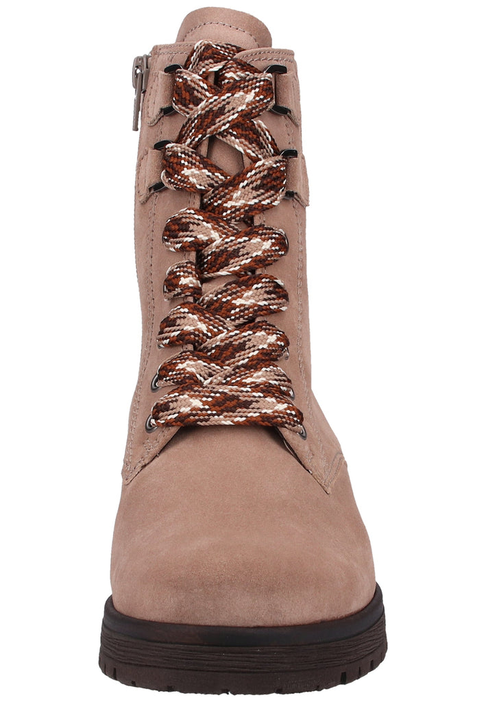 Gabor Stiefelette Veloursleder Beige - surf4shoes