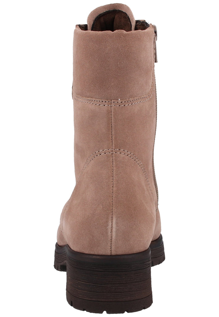 Gabor Stiefelette Veloursleder Beige - surf4shoes