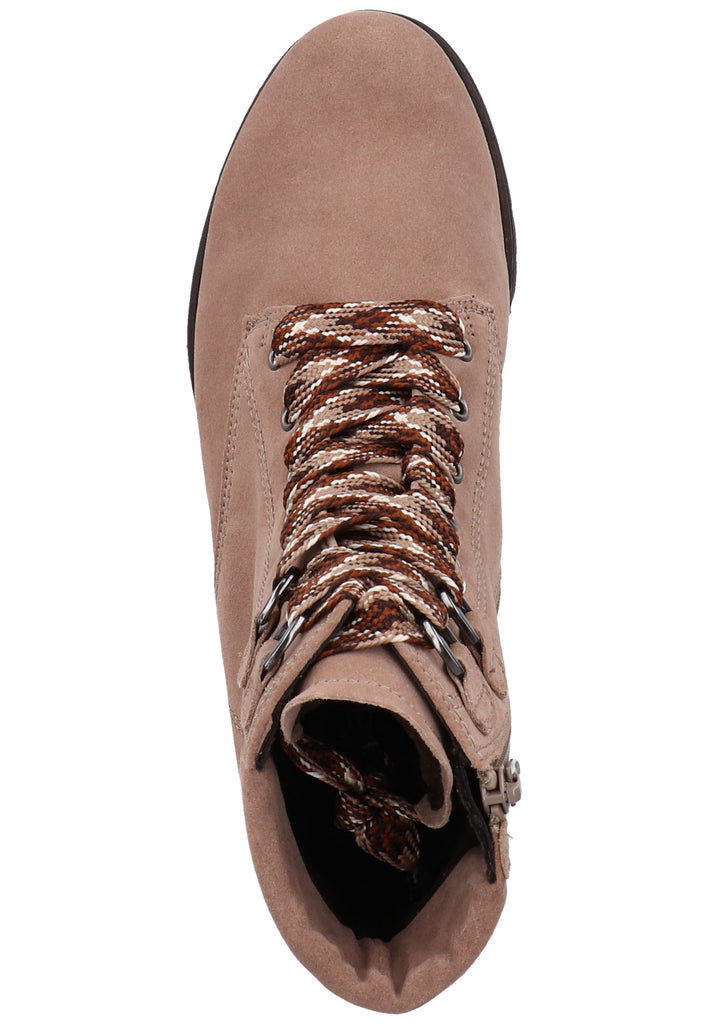 Gabor Stiefelette Veloursleder Beige - surf4shoes