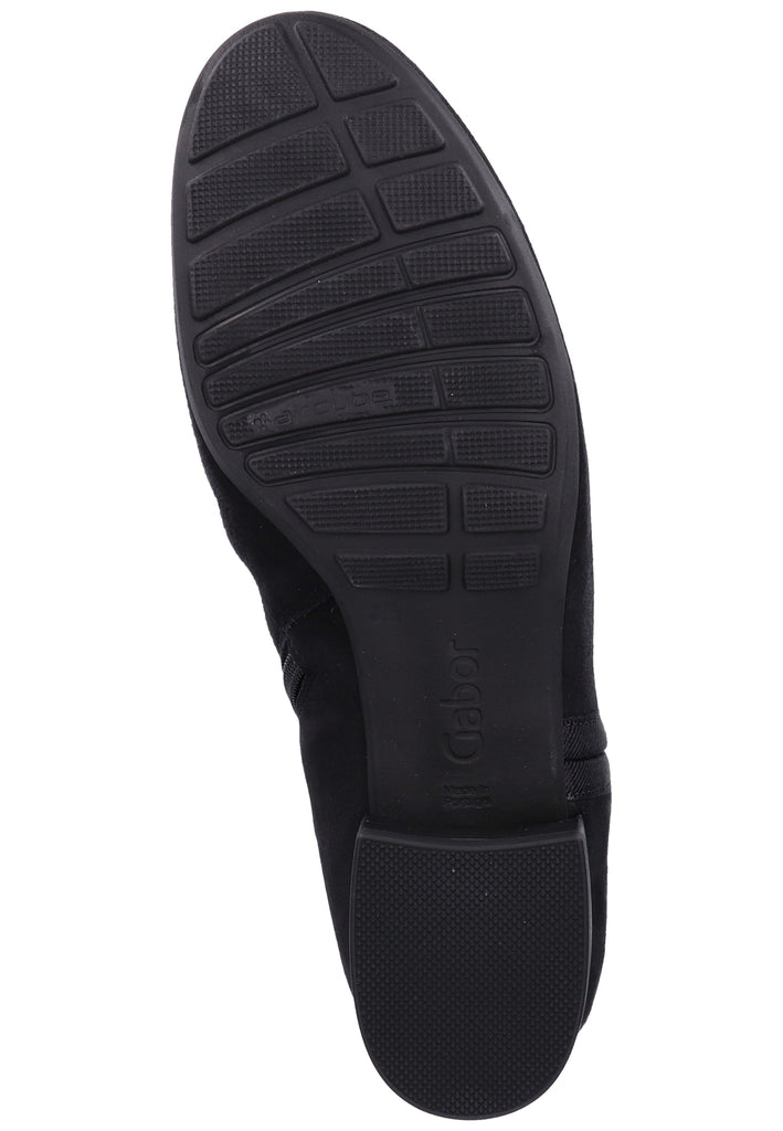 Gabor Stiefelette Veloursleder Pazifik - surf4shoes