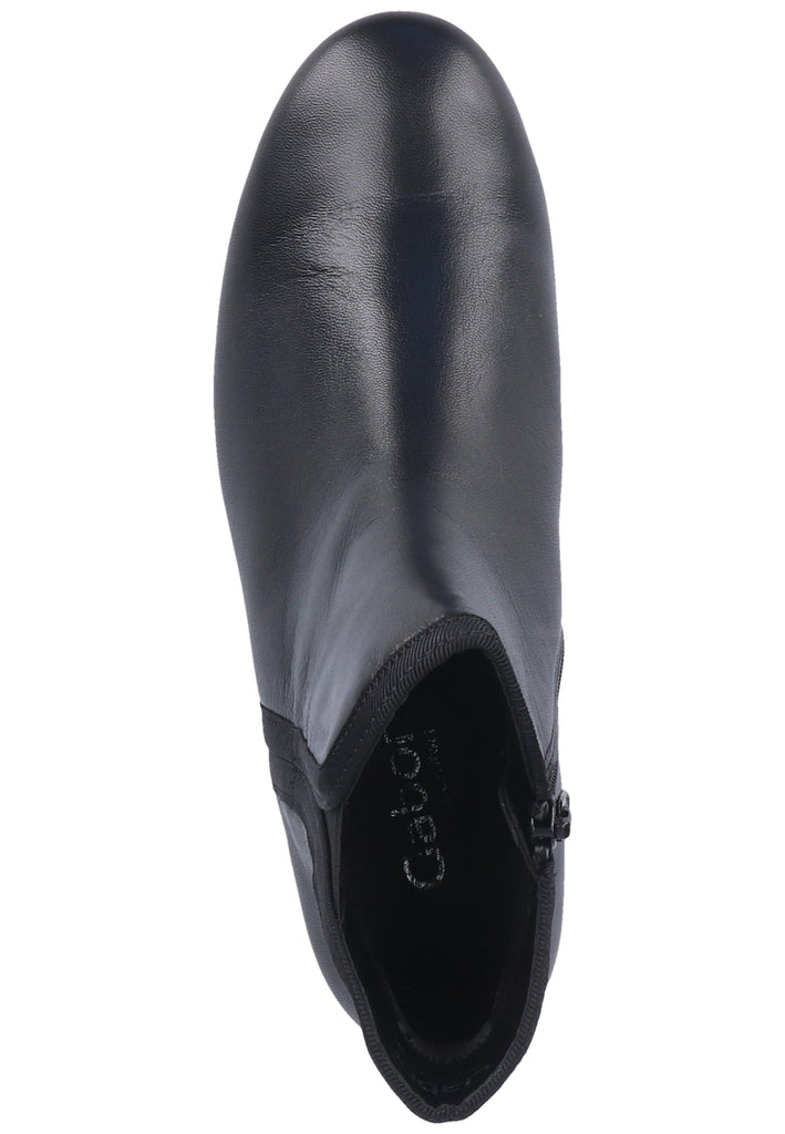 Gabor Stiefelette Glattleder Schwarz - surf4shoes