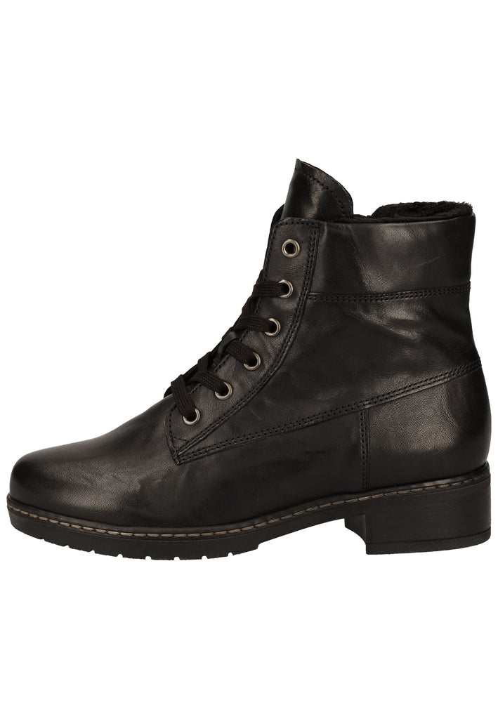 Gabor Stiefelette Leder Schwarz Warmfutter - surf4shoes