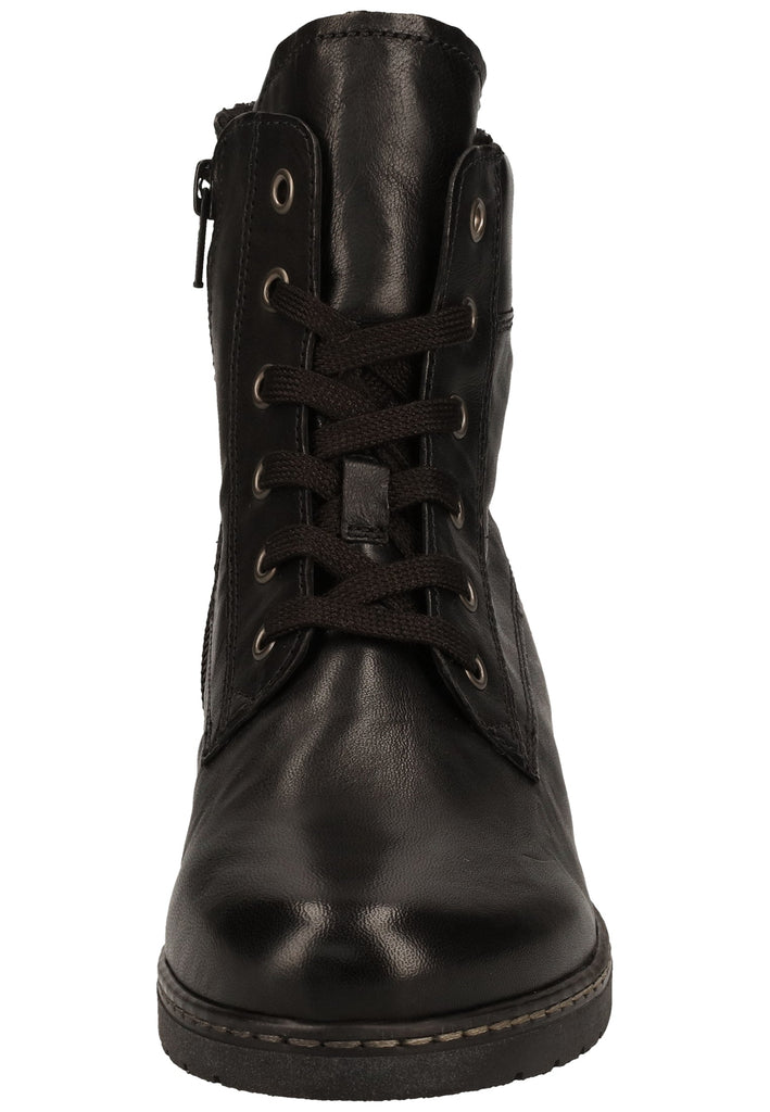 Gabor Stiefelette Leder Schwarz Warmfutter - surf4shoes
