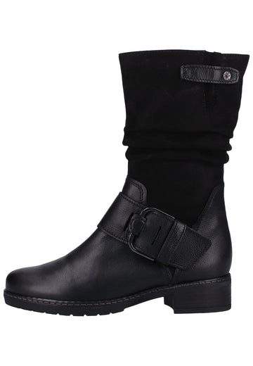 Gabor Stiefel Nubukleder Schwarz Warmfutter - surf4shoes