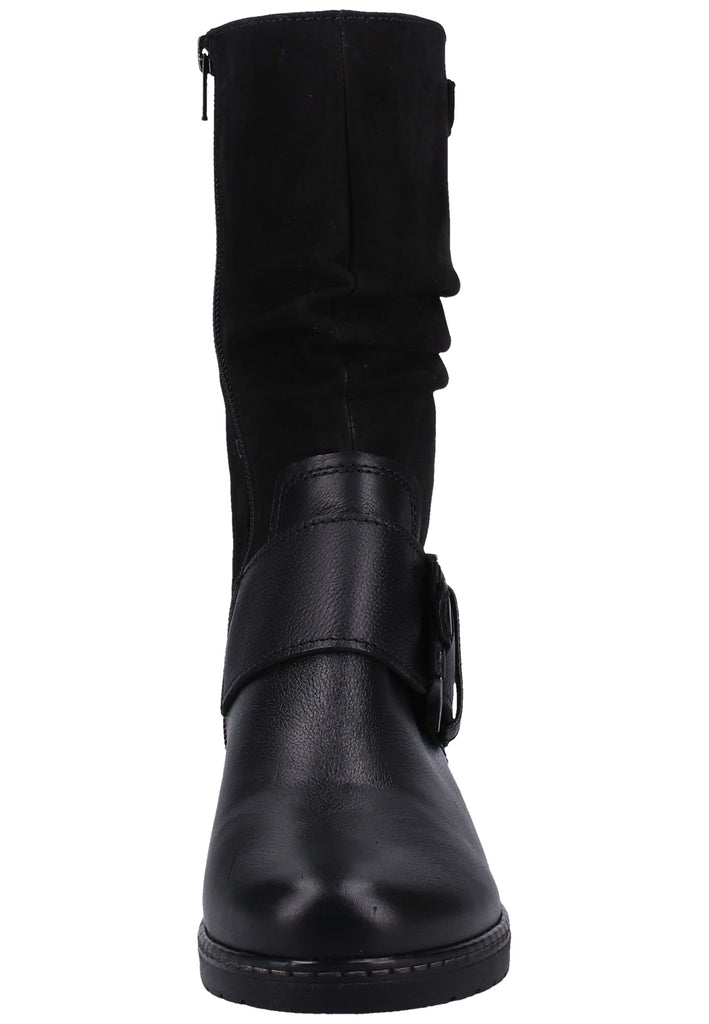 Gabor Stiefel Nubukleder Schwarz Warmfutter - surf4shoes