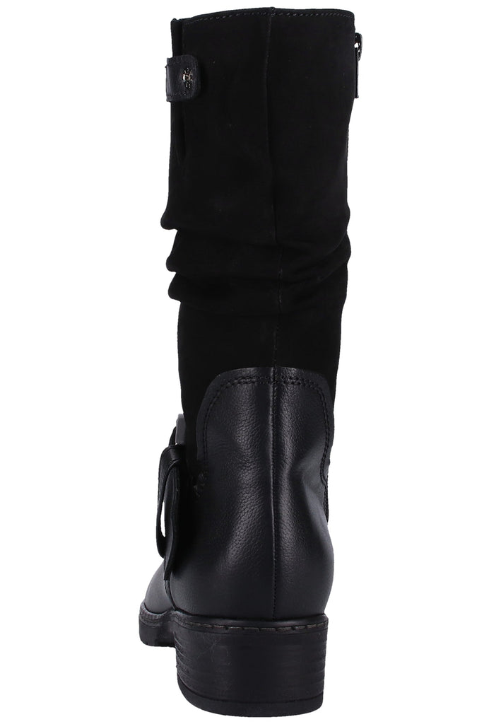 Gabor Stiefel Nubukleder Schwarz Warmfutter - surf4shoes