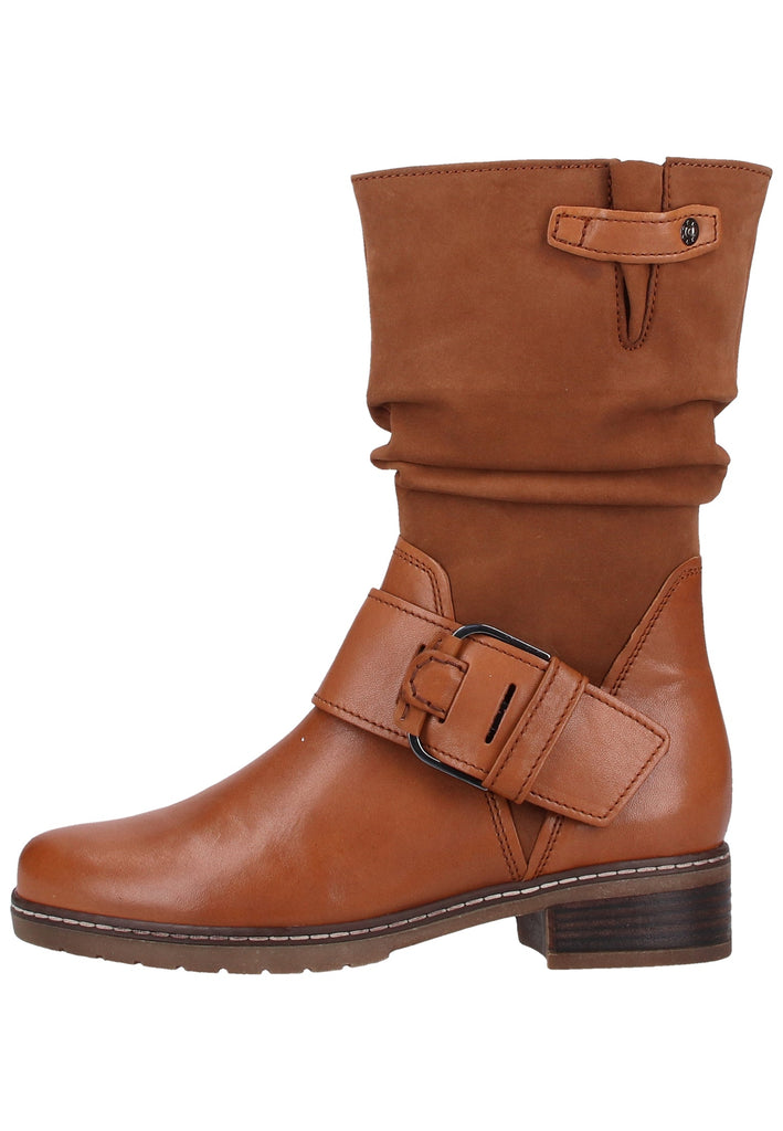 Gabor Stiefel Nubukleder Cognac - surf4shoes