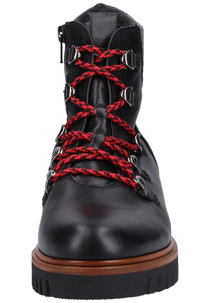 Gabor Stiefelette Leder Schwarz/Grau - surf4shoes