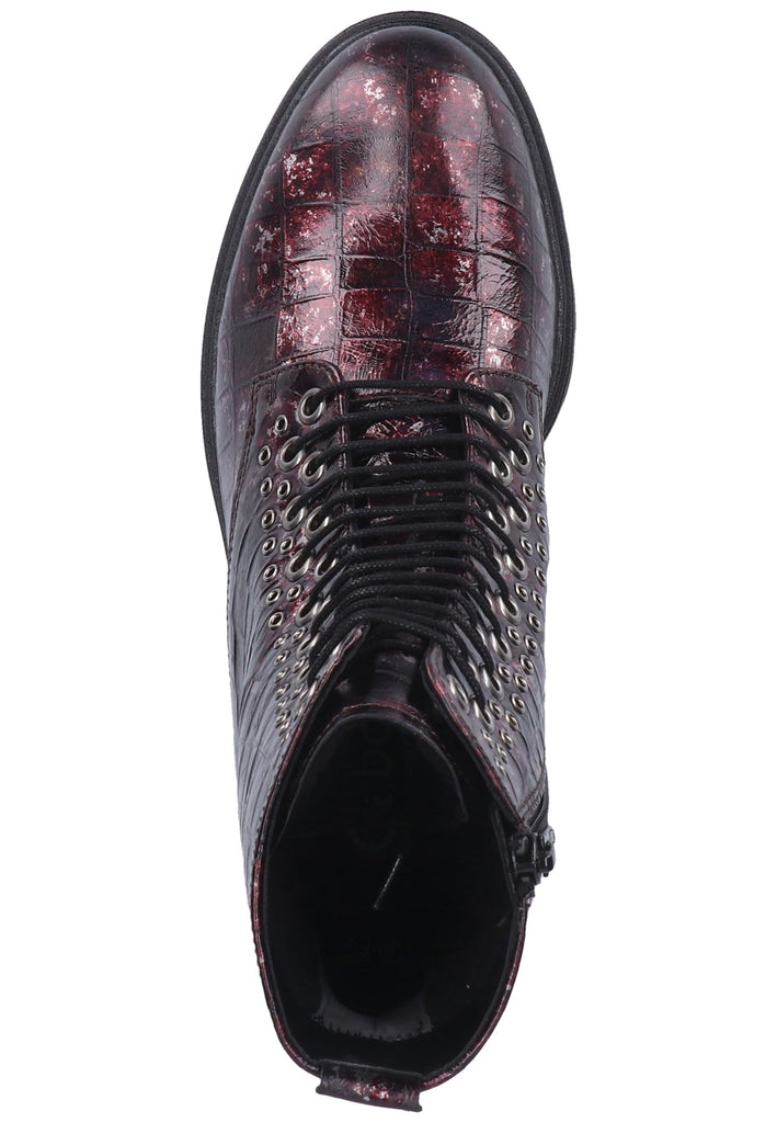 Gabor Stiefelette Leder Bordeaux - surf4shoes