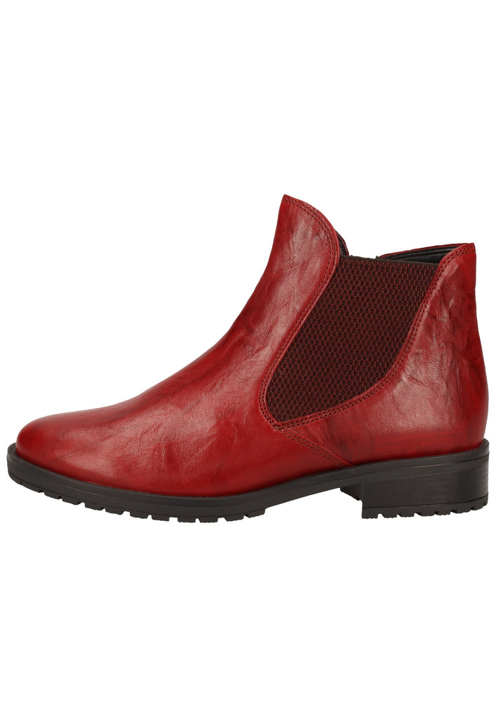 Gabor Stiefelette Leder Dunkelrot - surf4shoes