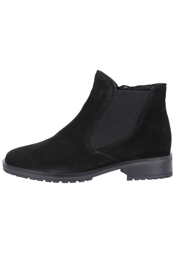 Gabor Stiefelette Leder Schwarz - surf4shoes