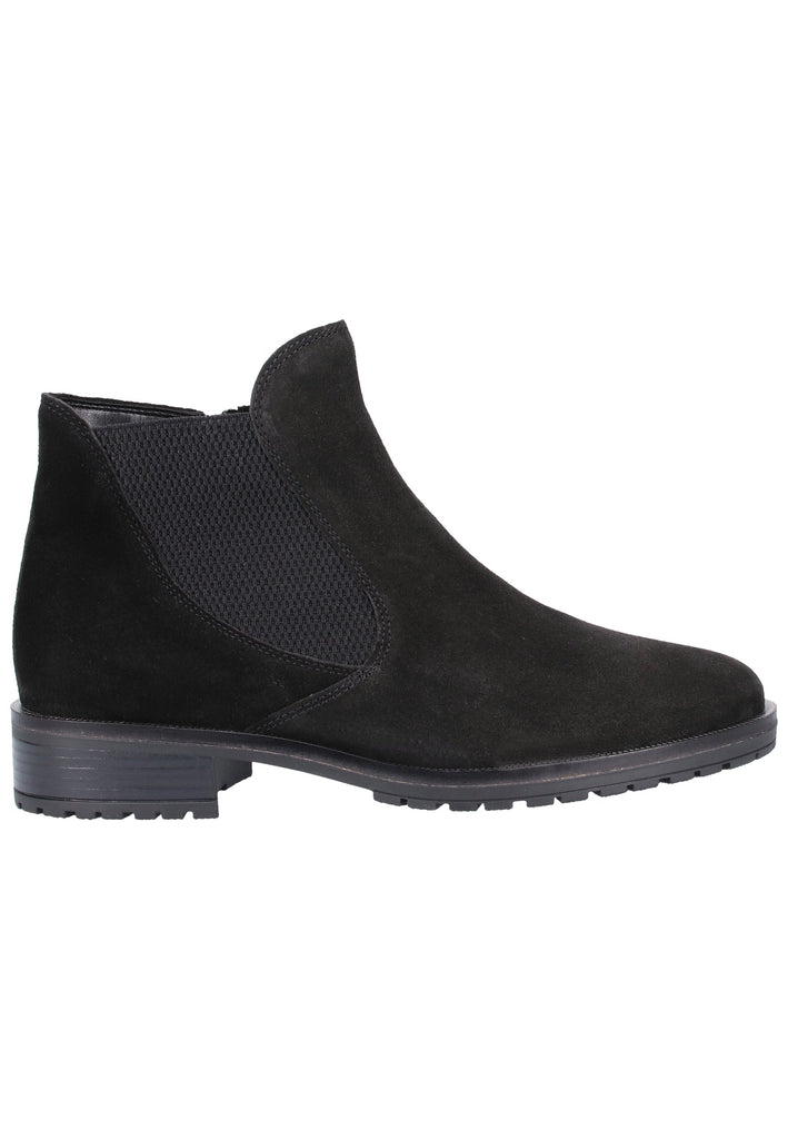 Gabor Stiefelette Leder Schwarz - surf4shoes