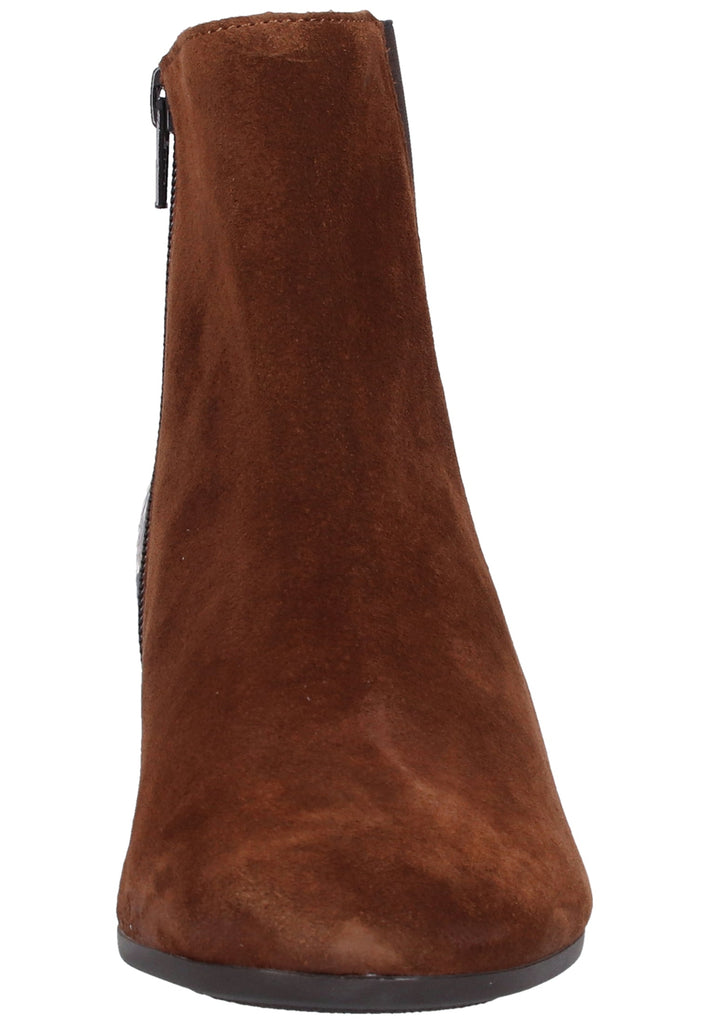 Gabor Stiefelette Veloursleder Dunkelbraun - surf4shoes