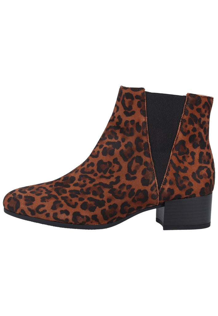 Gabor Stiefelette Veloursleder Braun - surf4shoes