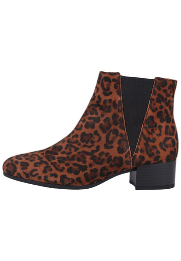 Gabor Stiefelette Veloursleder Braun - surf4shoes