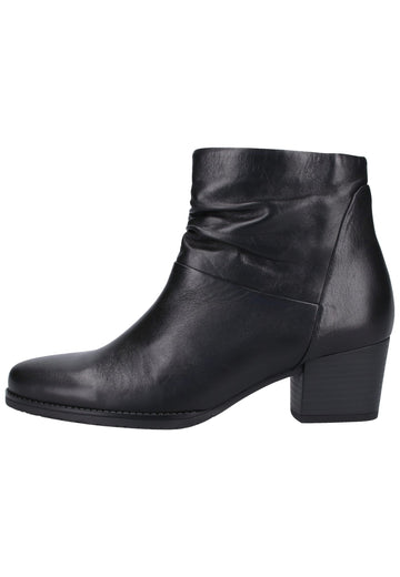 Gabor Stiefelette Glattleder Schwarz - surf4shoes
