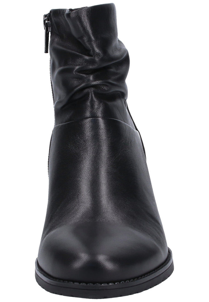 Gabor Stiefelette Glattleder Schwarz - surf4shoes