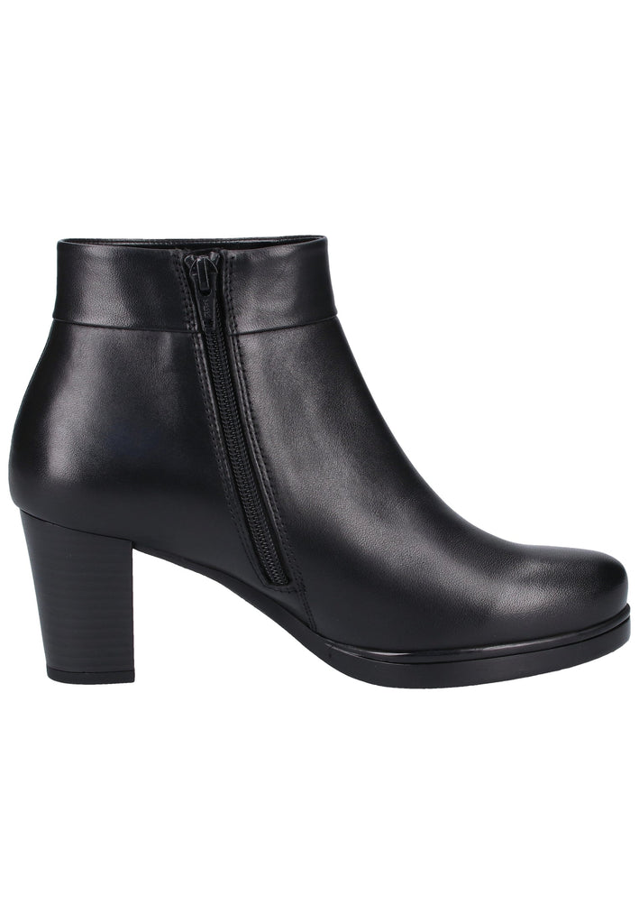 Gabor Stiefelette Glattleder Schwarz - surf4shoes